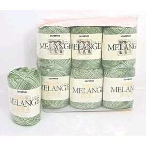Olympus Knitting Yarn Thread Color #7 Melange Lot of 7 U326